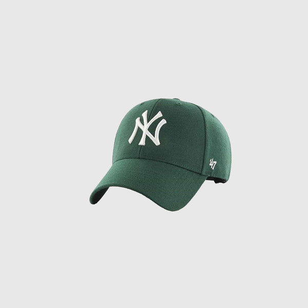 47 Brand New York Yankees MVP Snapback - Dark Green - Front