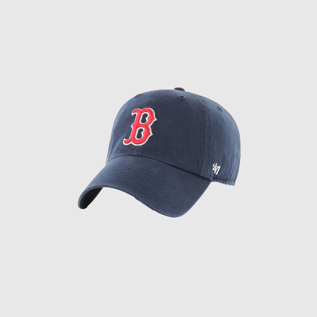 47 Brand Boston Red Sox Clean Up Cap - Navy / Red - Front