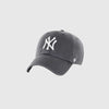 47 Brand New York Yankees MLB Clean Up Cap - Charcoal - Front