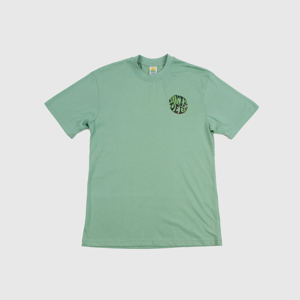 Hikerdelic High Minded SS Tee - Jade Green - Front