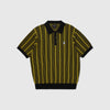HUF Trace Stripe S/S Knit Top - Moss - Front