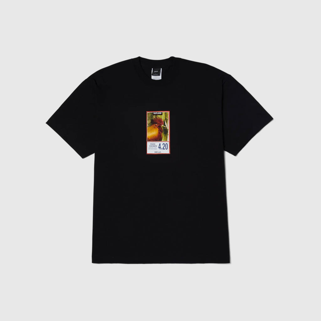 HUF Fried S/S Tee - Black - Front