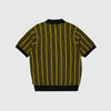 HUF Trace Stripe S/S Knit Top - Moss - Back