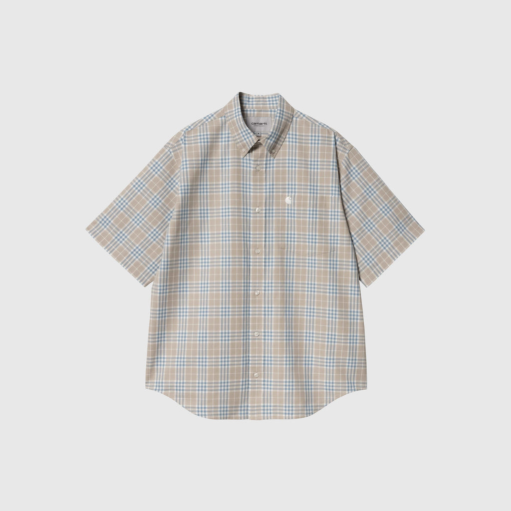 Carhartt WIP S/S Niven Shirt - Niven Check / Wall - Front