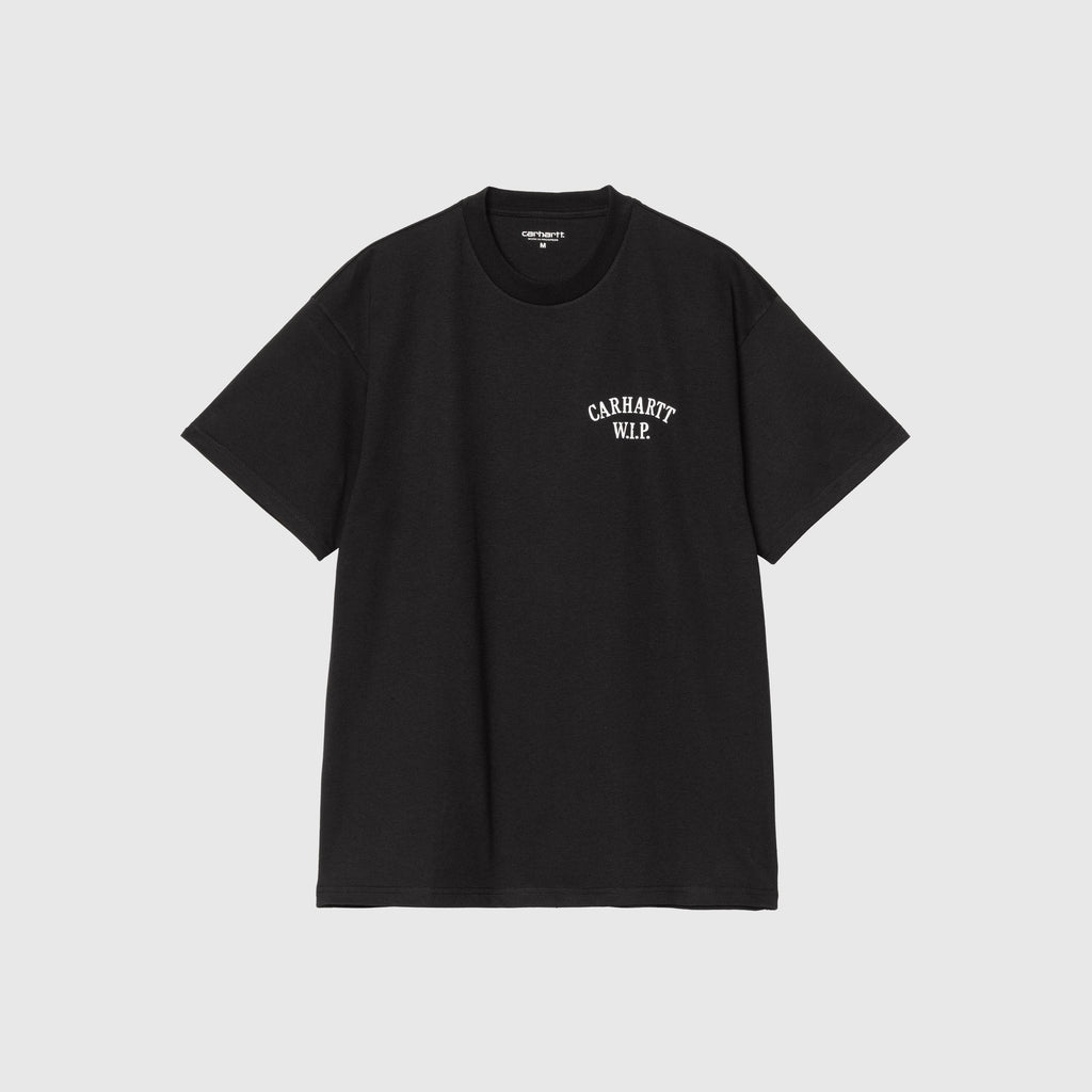 Carhartt WIP S/S Cabinetry T Shirt - Black / White - Front