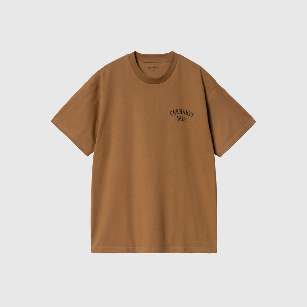 Carhartt WIP S/S Cabinetry T Shirt - Hamilton Brown / Black - Front