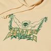 HUF Zine P/O Hoodie - Wheat - Front Close Up