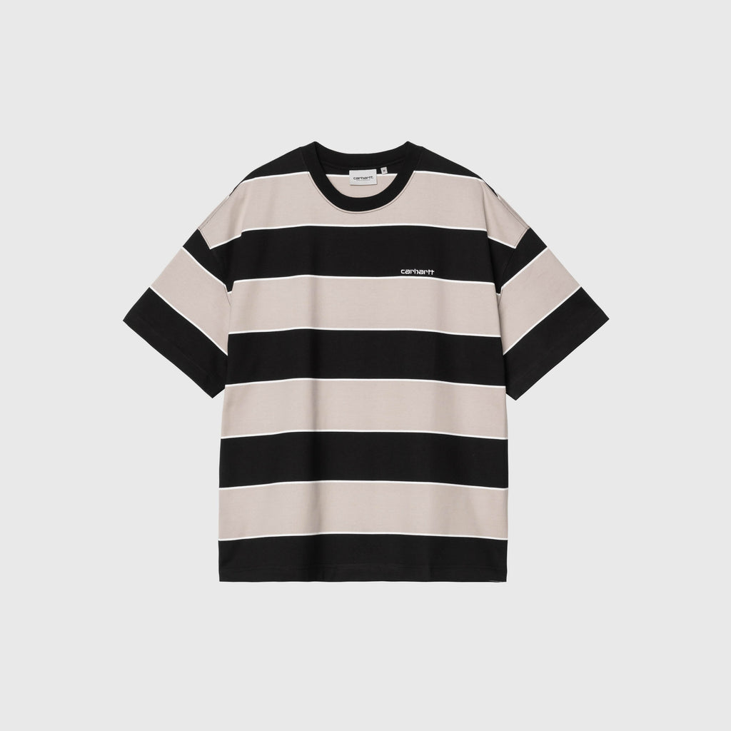 Carhartt WIP S/S Quinby Tee - Quinby Stripe / Black - Front