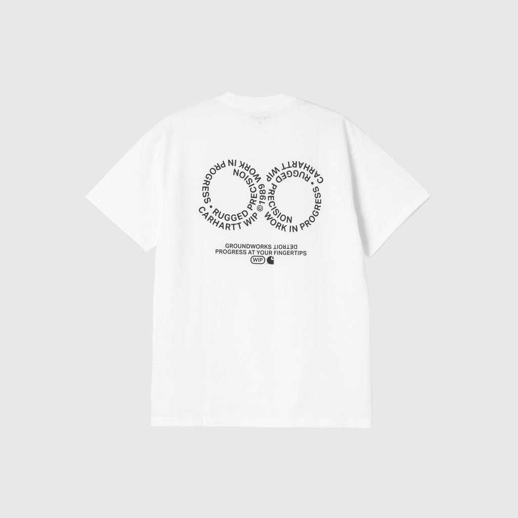 Carhartt WIP S/S Rotation Tee - White / Black - Back