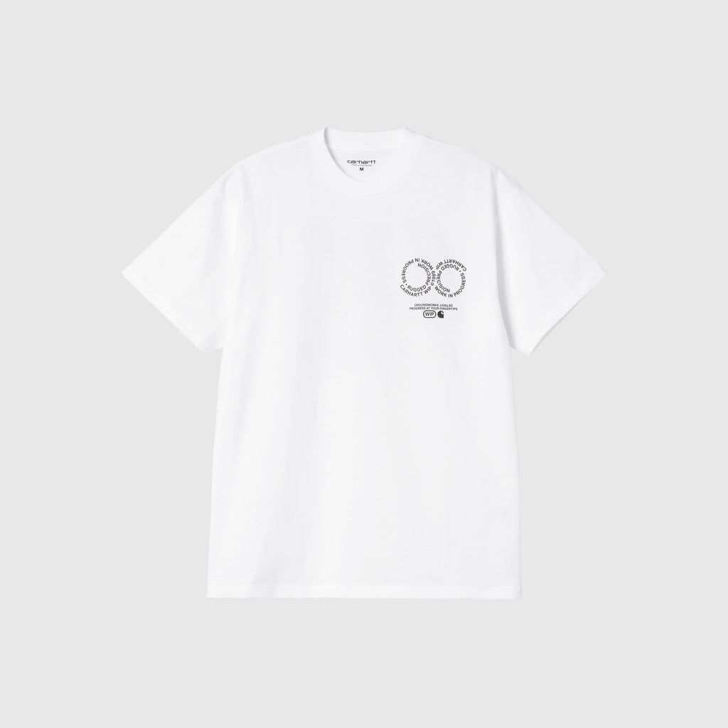 Carhartt WIP S/S Rotation Tee - White / Black - Front