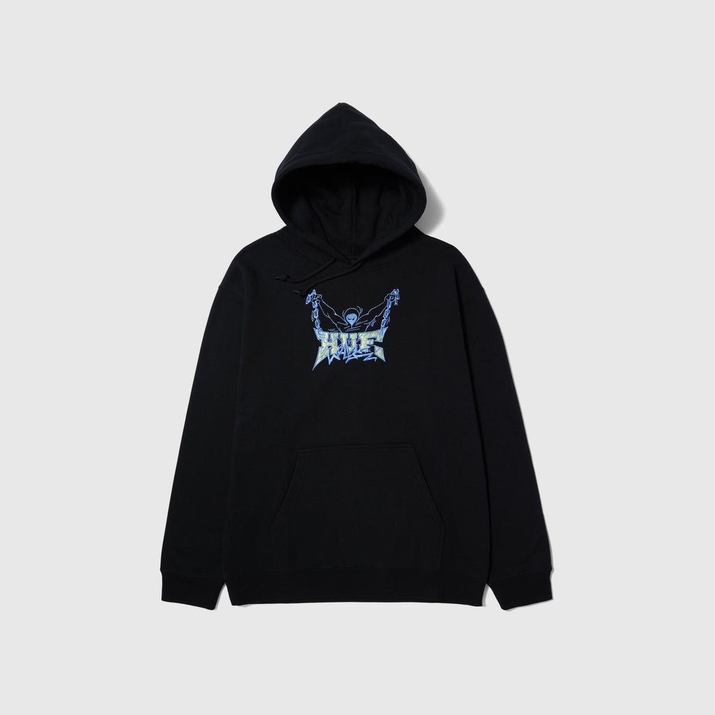 HUF Zine P/O Hoodie - Black - Front