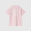 Carhartt WIP S/S Rotation Tee - Air Pink / White - Back