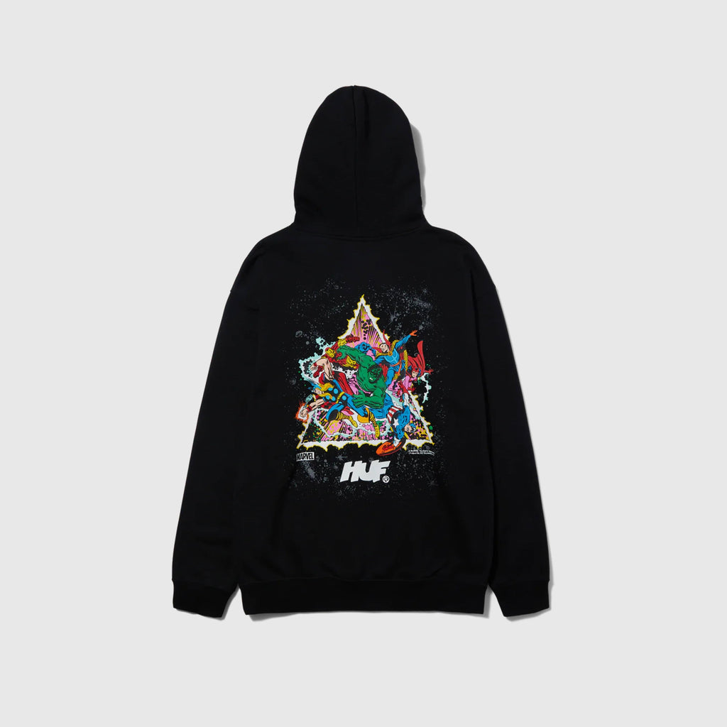 HUF Cosmic Assemblage P/O Hoodie - Black - Back