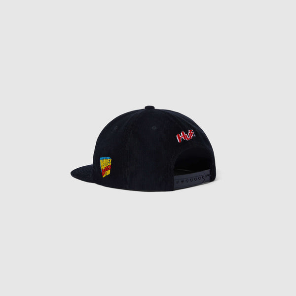 HUF Night Prowling Snapback - Black - Back