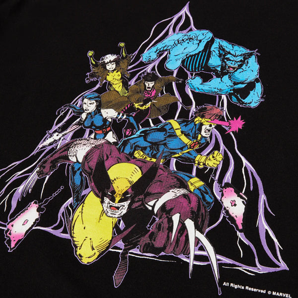 HUF X-Men TT S/S Tee - Black - Back Close Up