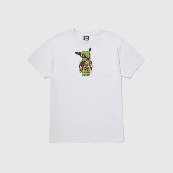 HUF Danger Room S/S Tee - White - Front