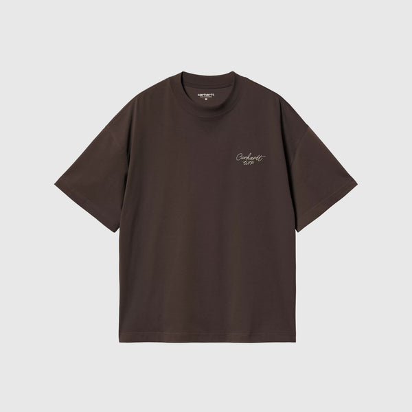 Carhartt S/S Signature Script T-Shirt - Tobacco / Natural
