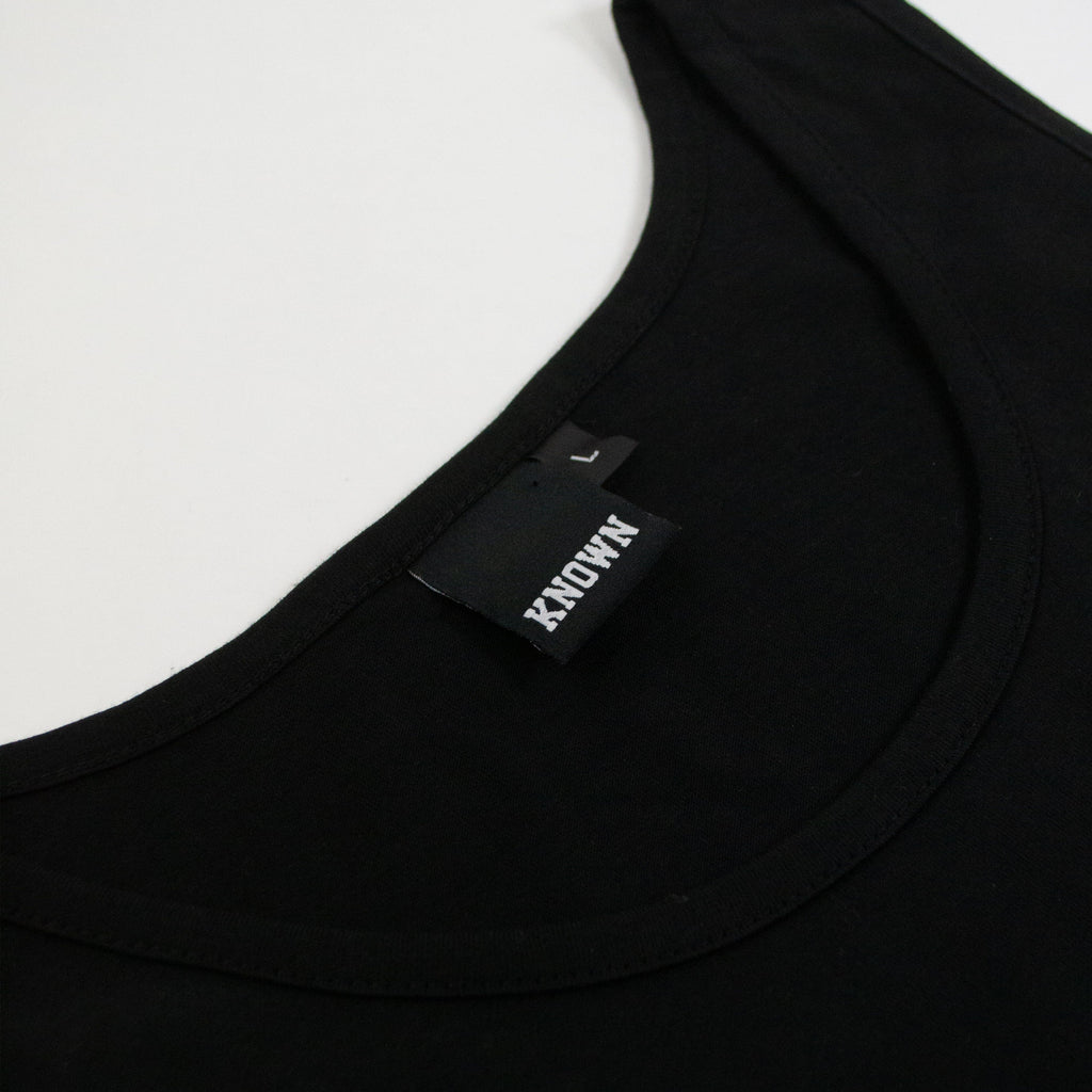 Knwn Vest - Black - Neck Label