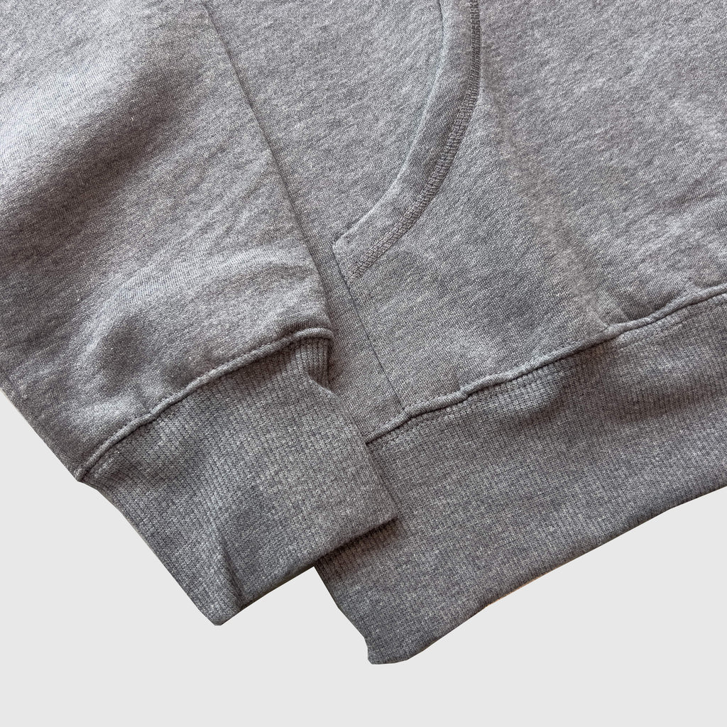 KNWN Basic Hoodie - Grey - Front Close Up