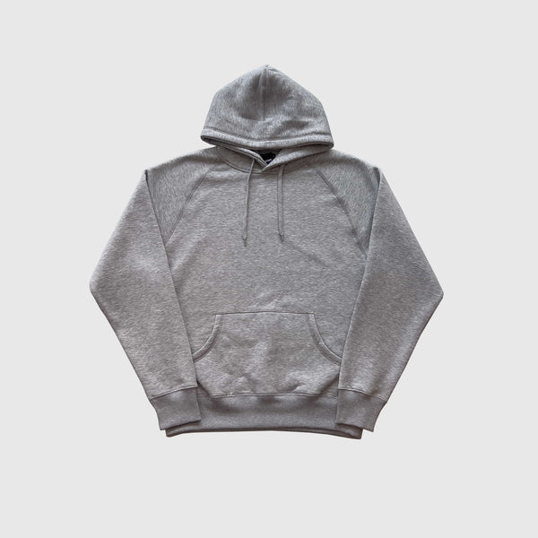 KNWN Basic Hoodie - Heather Grey - Front