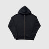 KNWN Basic Round Zip Up - Black - Front
