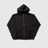 KNWN Basic Zip Up - Black - Front