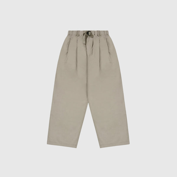 Kappy Two Tuck Wide Pants - Beige - Front