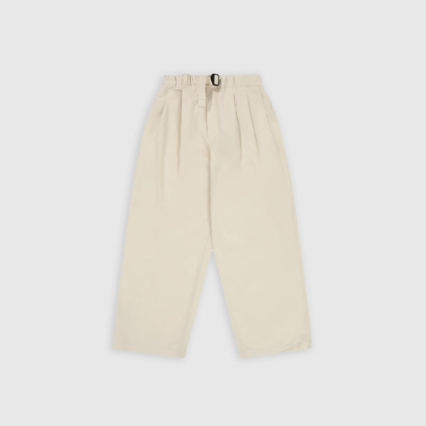 Kappy Two Tuck Wide Pants - Cream - Front