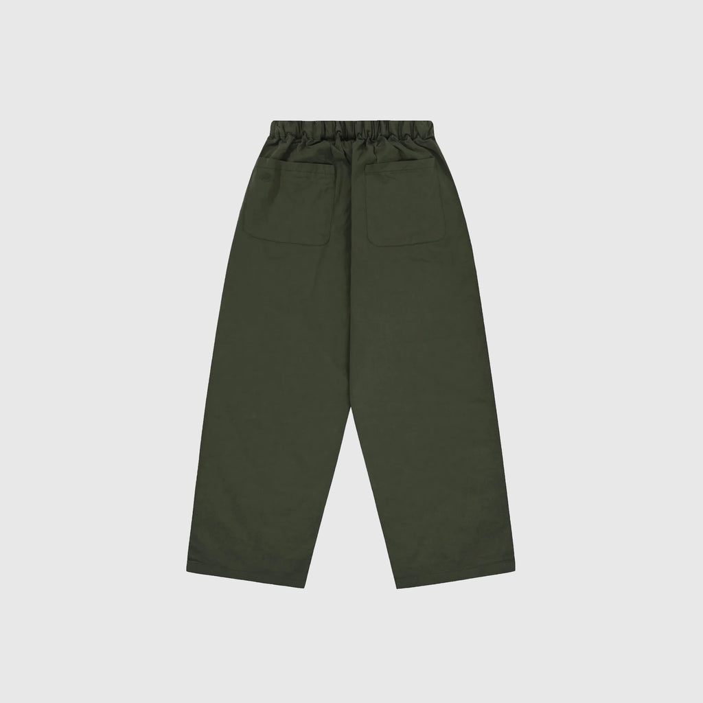 Kappy Two Tuck Wide Pants - Khaki - Back