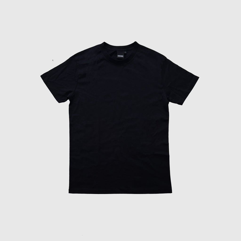 Knwn Basic Tee - Black - Front