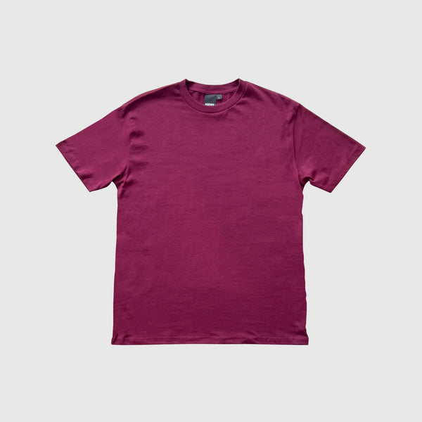 Knwn KNWN Tee - Burgundy - Front