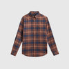 Portuguese Flannel Logia Shirt - Rust / Blue - Front