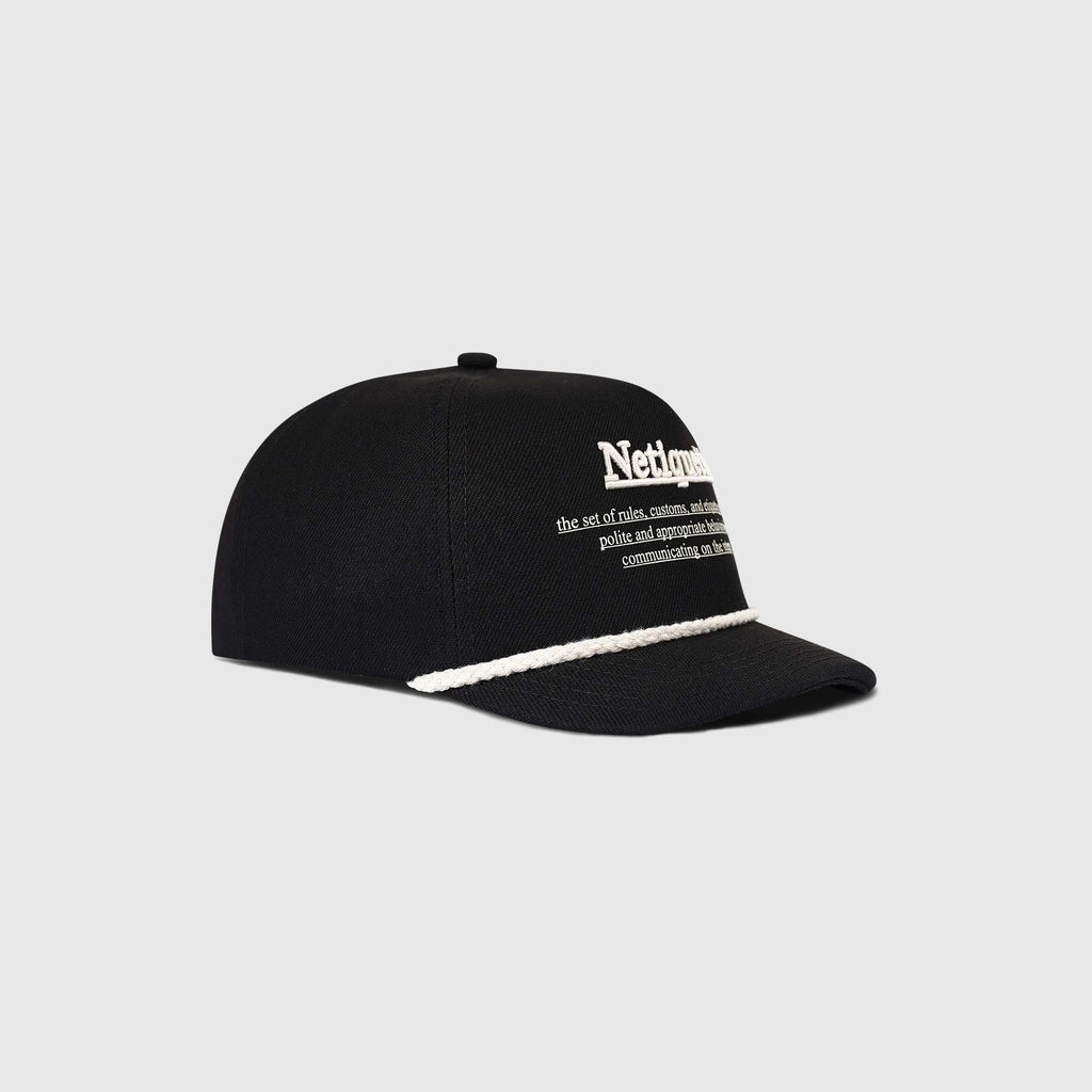 Local Space Hyperlink Cap - Black