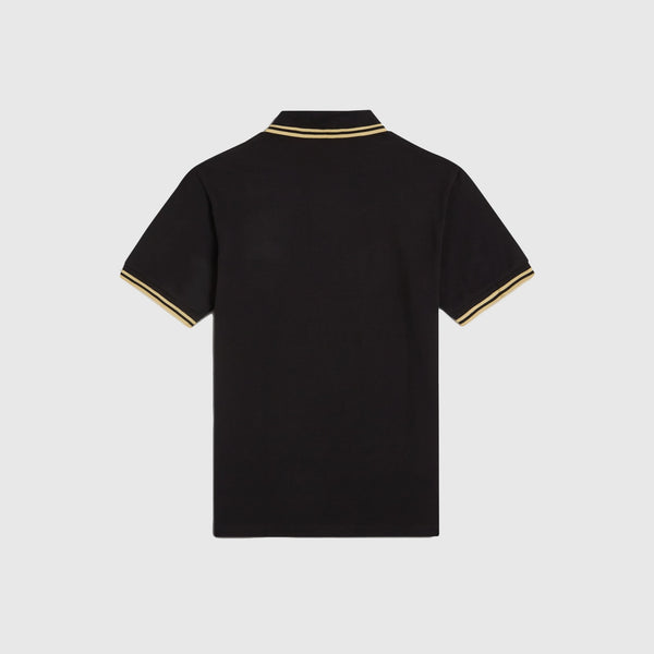 Fred Perry Twin Tipped Shirt - Black / Champagne