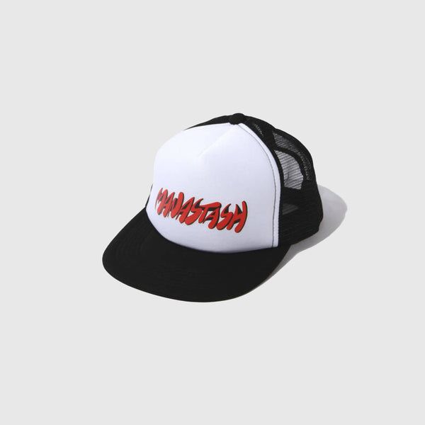 Manastash Swoosh Logo Mesh Trucker - Black