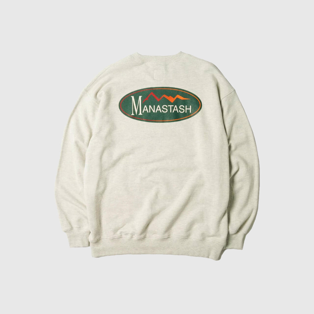 Manastash Cascade Sweatshirts Original Logo - Oatmeal - Back