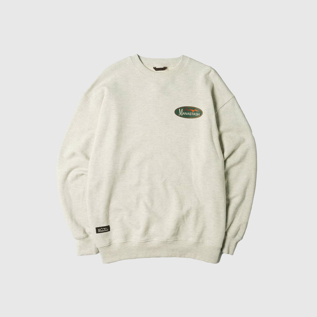 Manastash Cascade Sweatshirts Original Logo - Oatmeal - Front