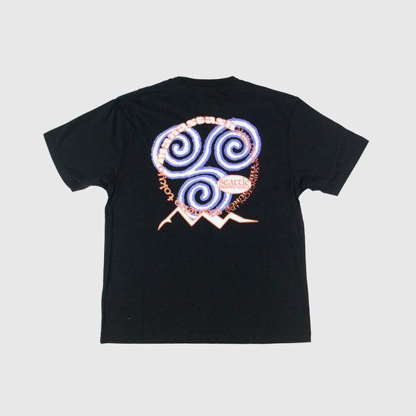 Manastash Say Hello Tee - Black - Back