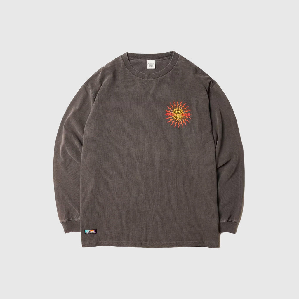 Manastash Pumice L/S Tee MTN Burst - Black - Front