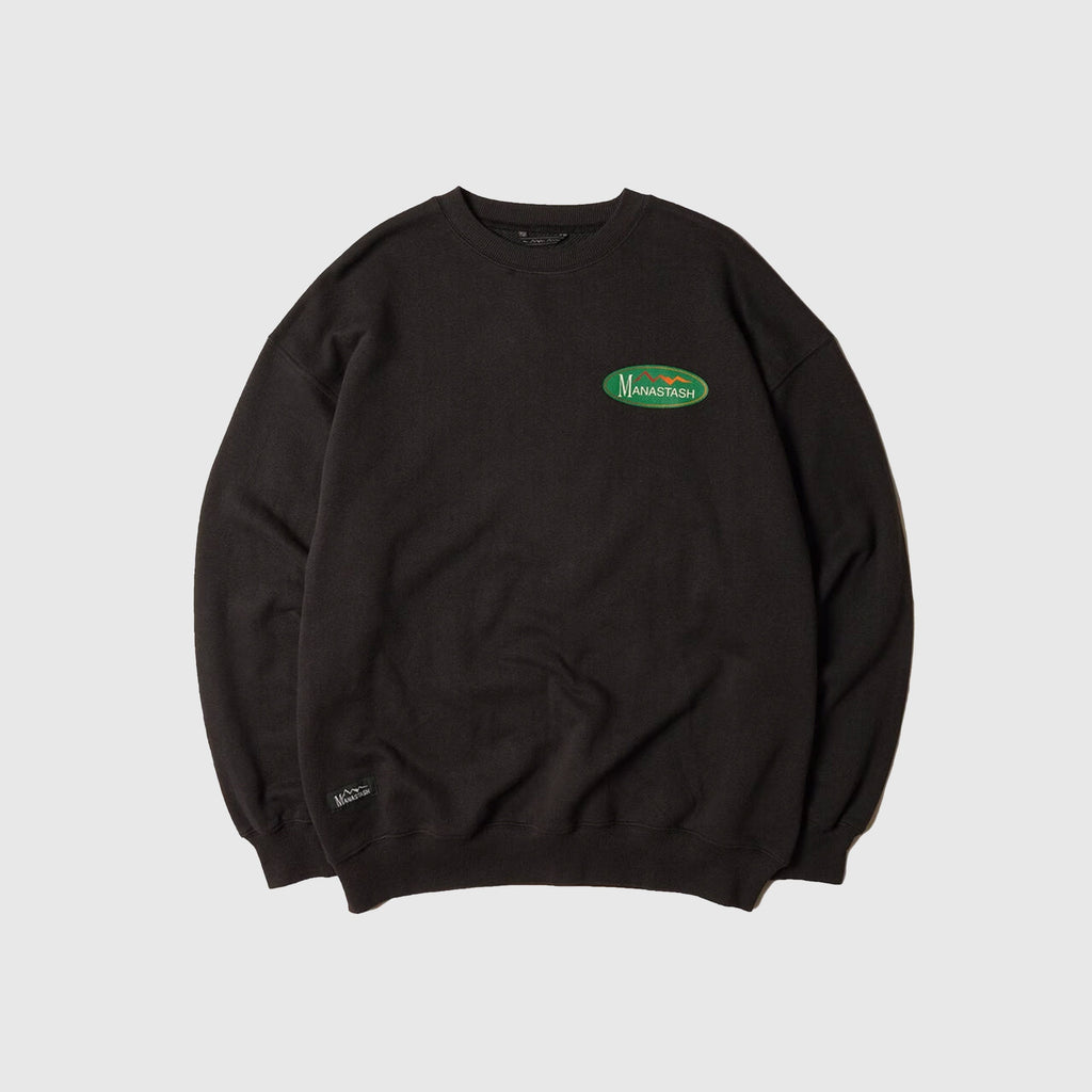 Manastash Cascade Sweatshirts Original Logo - Black - Front