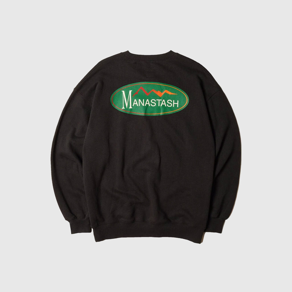 Manastash Cascade Sweatshirts Original Logo - Black - Back
