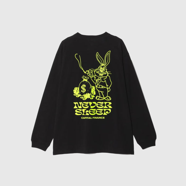 Manastash CiTee L/S Rabbit Tee - Black - Back