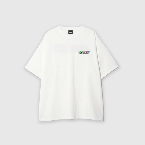 Manastash Poly Scheme Logo Tee - White - Front