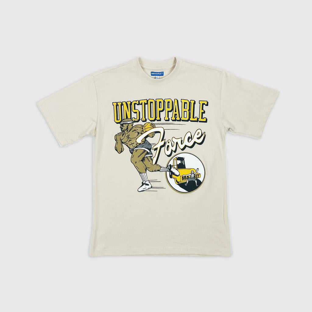 Market Unstoppable Force Tee - Ecru - Front