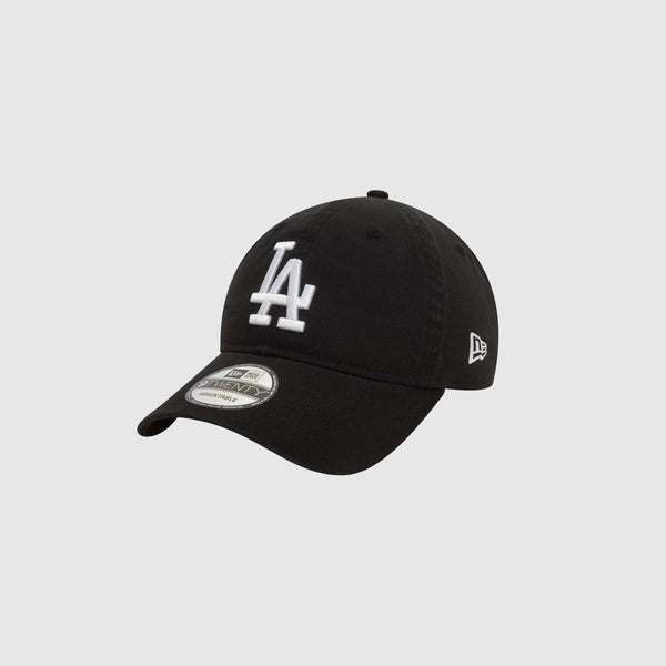 New Era LA Dodgers Washed 9TWENTY Cap - Black - Front