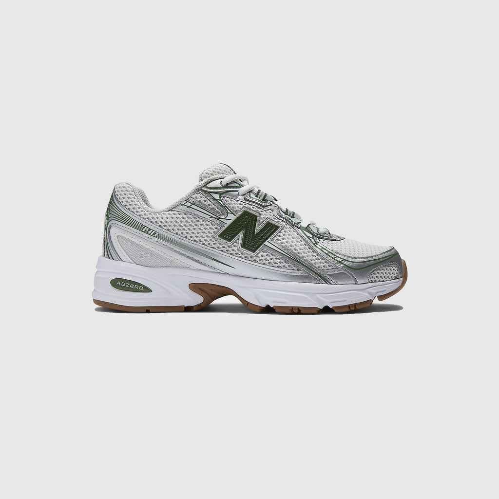 New Balance 740 - Grey Matter / Dark Alpine Green