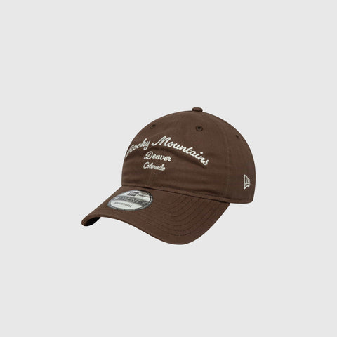 New Era Rocky Mountains Colorado Core Classic 9TWENTY Cap - Brown - Front