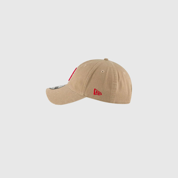 New Era Boston Red Sox MLB Core Classic 9TWENTY Cap - Beige - Side