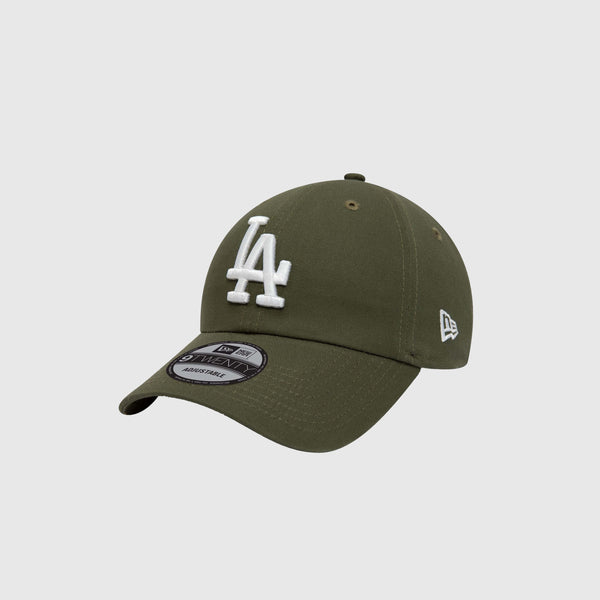 New Era LA Dodgers League Essential 9TWENTY Cap - Green - Front