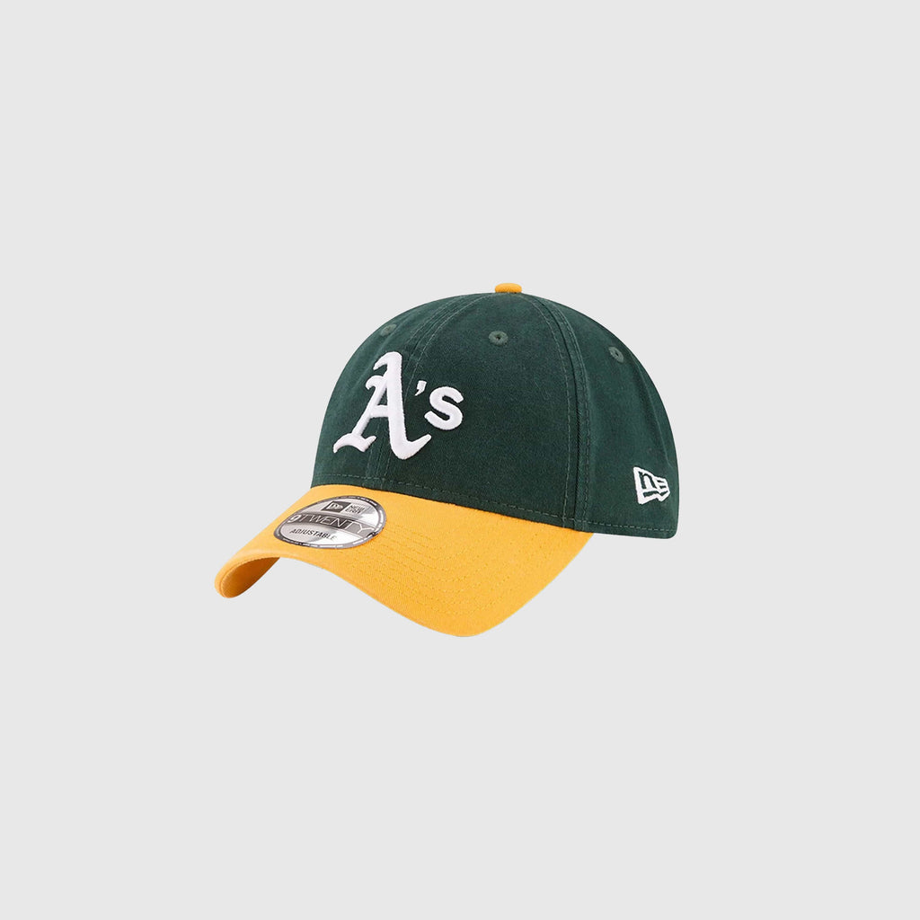 New Era Oakland Athletics MLB Core Classic 9TWENTY Cap - Green / Yellow - Front